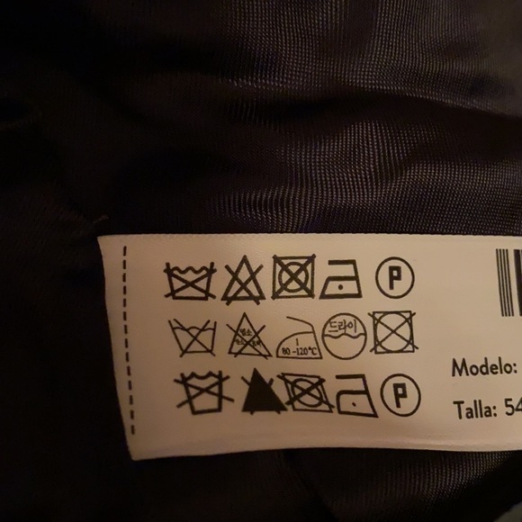 NWT. Massimo Dutti Navy Blue Viscose Blazer/Jersey Jacket. Size 44. - Picture 11 of 11